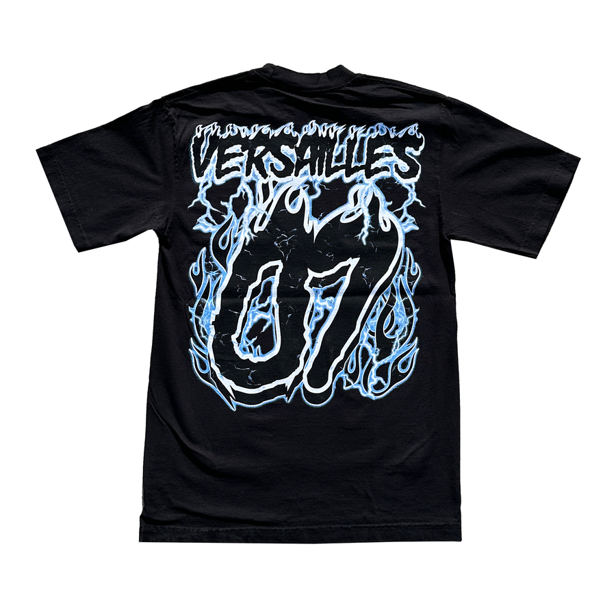 'Highway to Heaven' Versailles Midnight Black Graphic T-Shirt