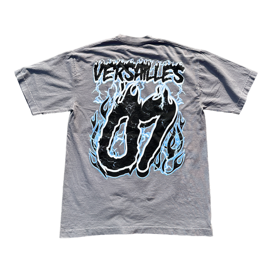 'Highway to Heaven' Versailles Graphite Grey Graphic T-Shirt