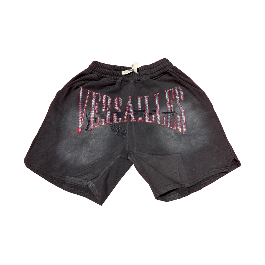 Versailles AK-47 Rhinestone Sweat Shorts