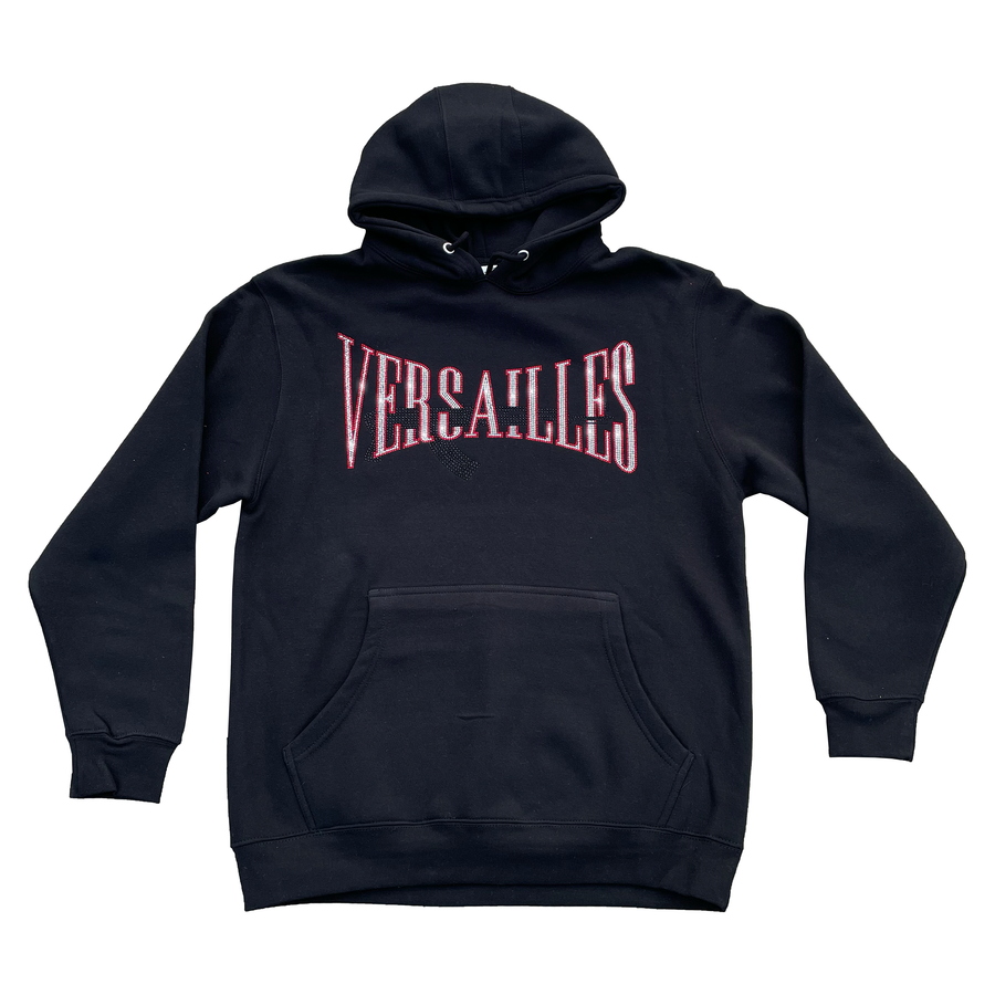 Versailles Rhinestone Ak-47 Black Hoodie - VERSAILLES