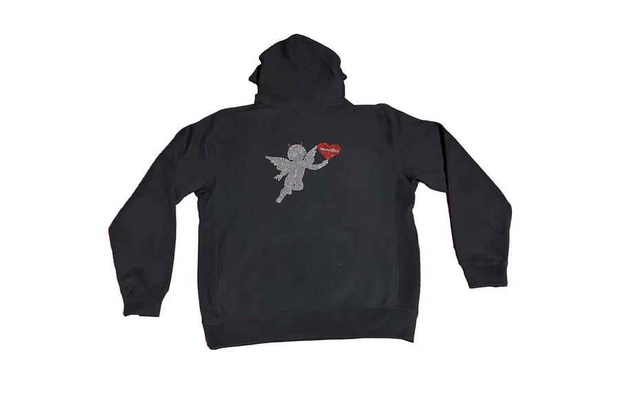 Versailles Rhinestone Evil Cupid Hoodie - VERSAILLES