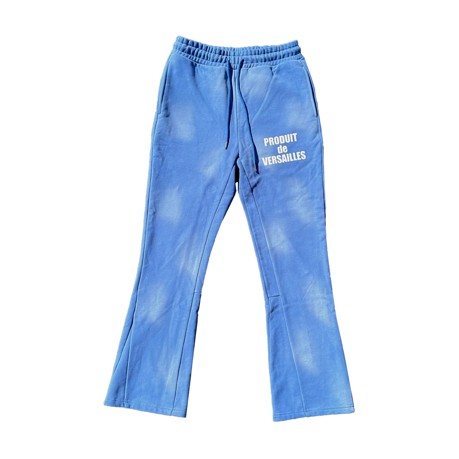 Versailles Flared Light Blue Sweat Pants - VERSAILLES