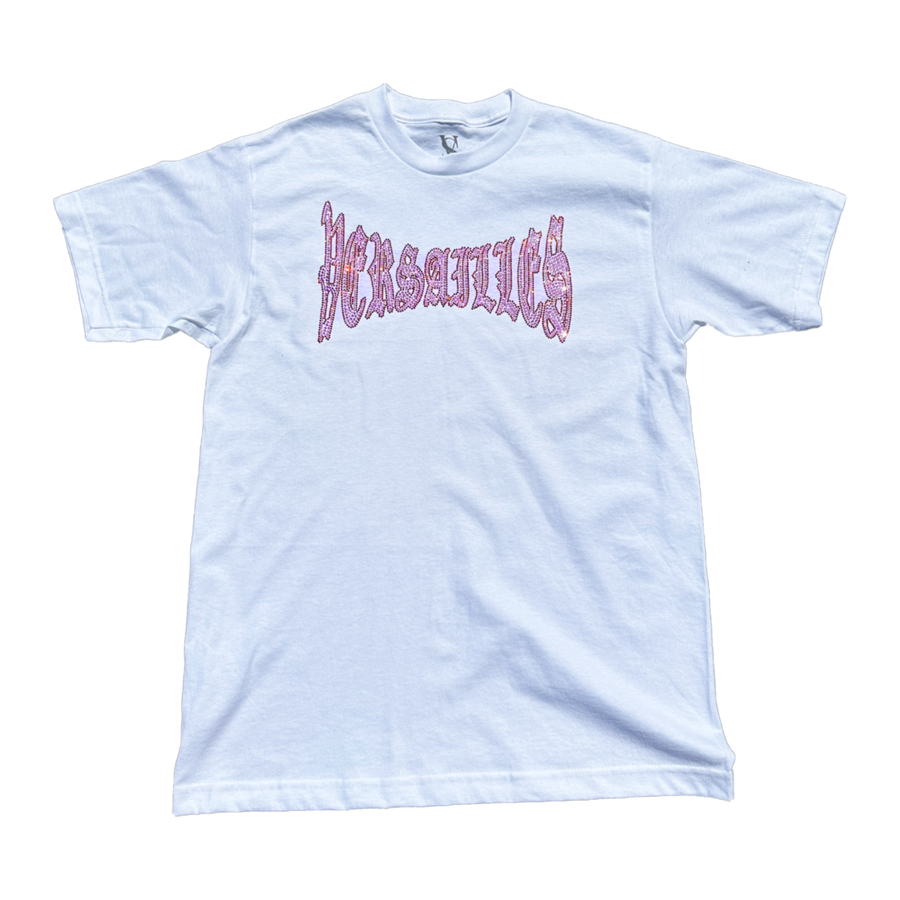 3 Year Anniversary Pink Rhinestone T-Shirt - VERSAILLES