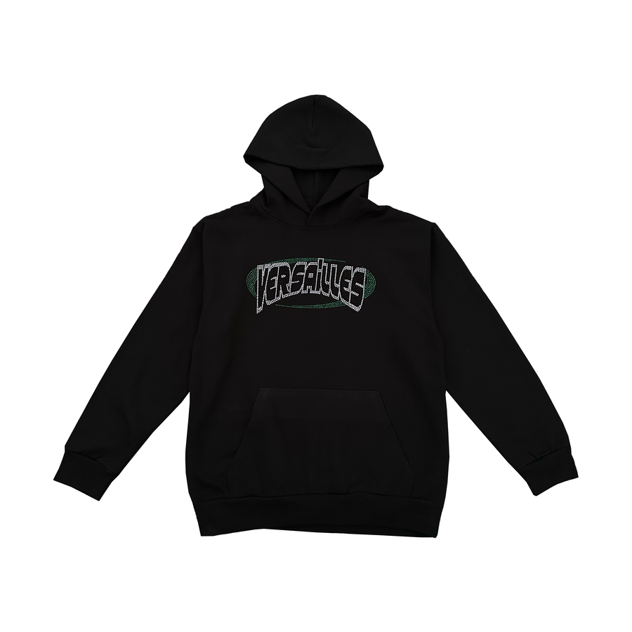 Y2K Rhinestone Versailles Logo Hoodie - VERSAILLES