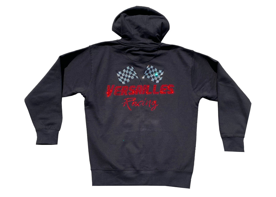 Versailles Rhinestone Racing Zip-Up - VERSAILLES